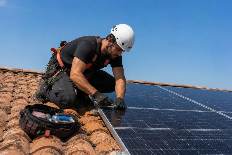 Maintenance et monitoring de panneaux solaires à Bonne