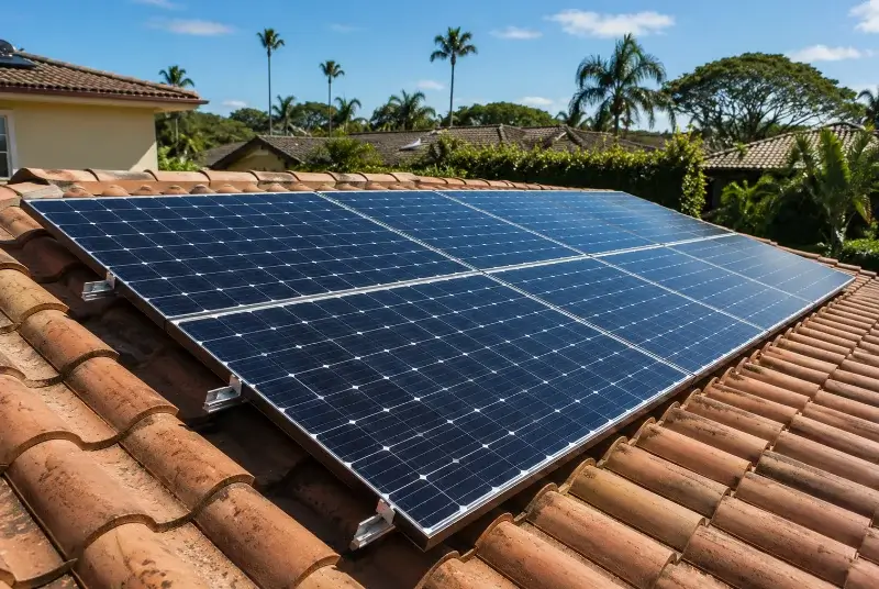 Installation de panneaux solaires à Bonne